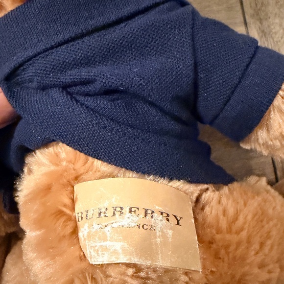 Burberry Teddy Bear with Navy Sweater - Picture 5 of 6
